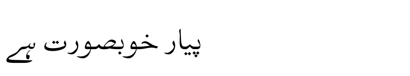 Preview of Urdu Naskh Unicode Regular